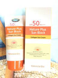 SPF 50+ Nature Plus Sun Block Collagen Sun Cream