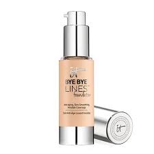 Ivoona Bye Bye Lines Foundation Matte Effect Waterproof Anti Aging Skin Smoothing Invisible Coverage