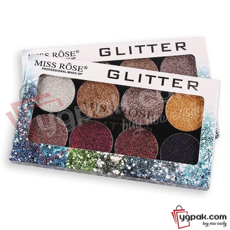 MISS ROSE GLITTER EYESHADOW PALETTE